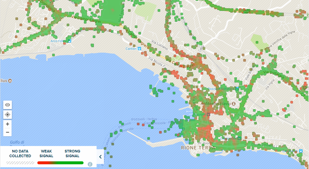 copertura vodafone pozzuoli