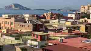 pozzuoli veduta di capo miseno e monte di procida