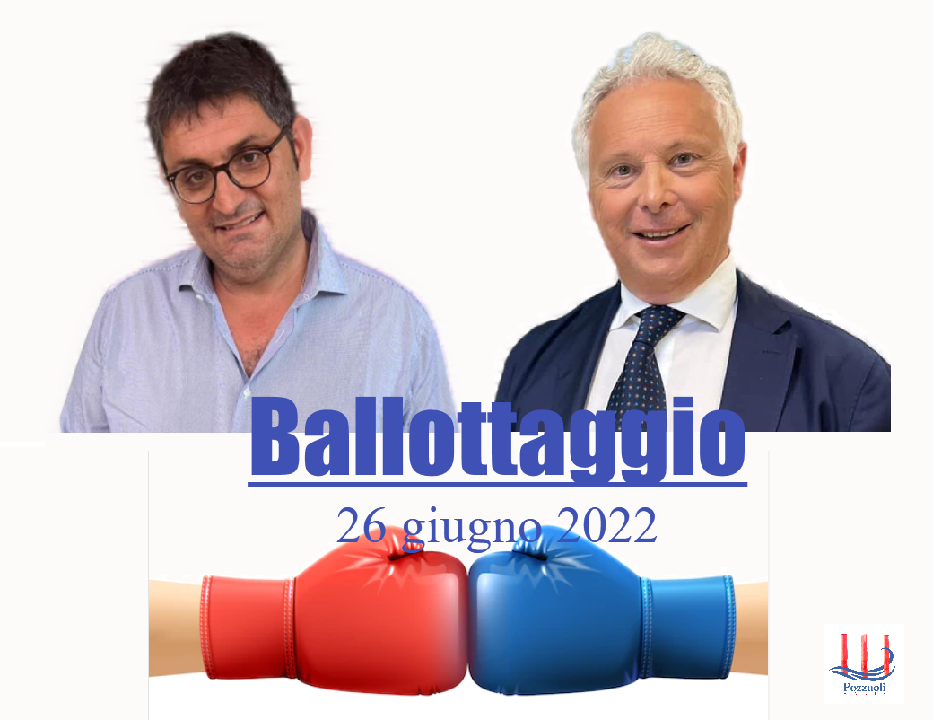 elezioni pozzuoli 2022 ballottaggio manzoni ismeno 26 giugno 2022