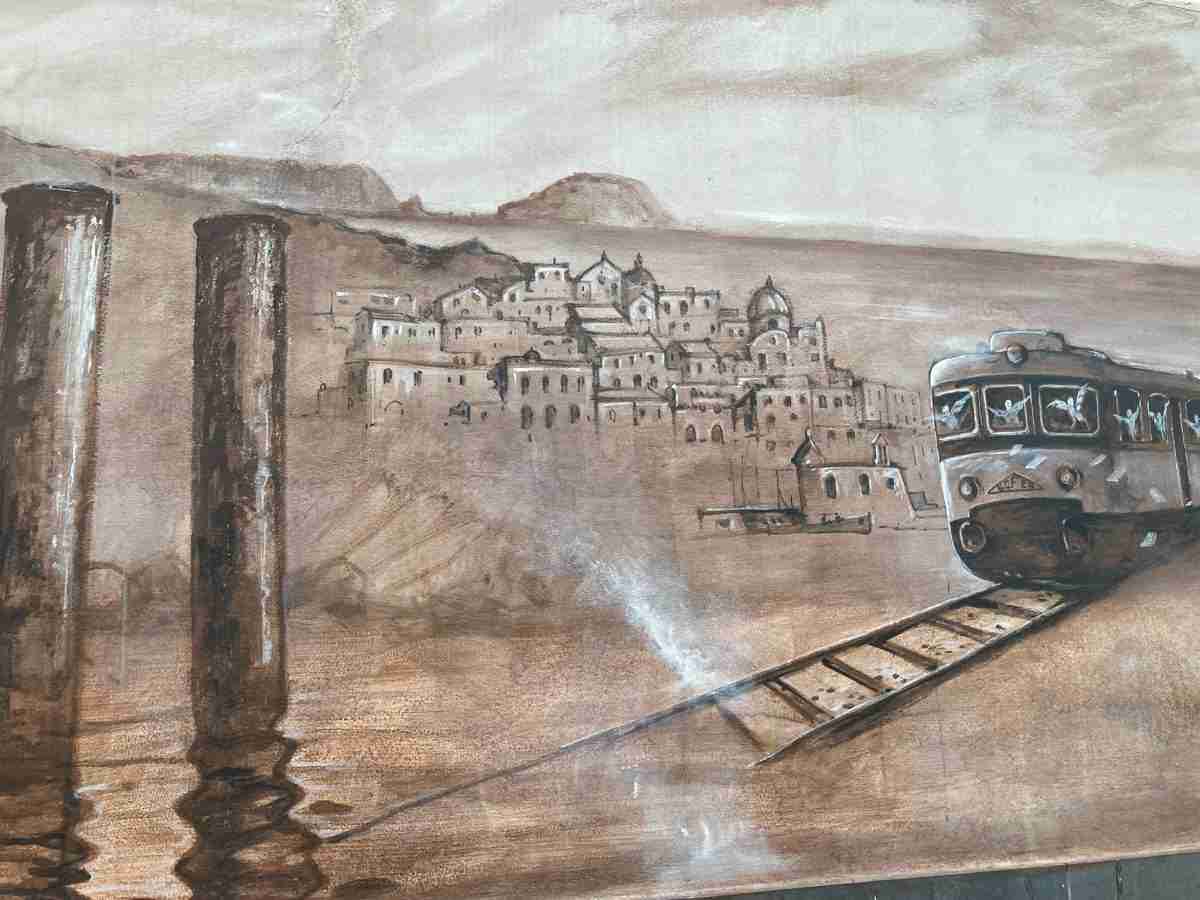 dettaglio rione terra pozzuoli angeli cumana antonio isabettini murales sofer