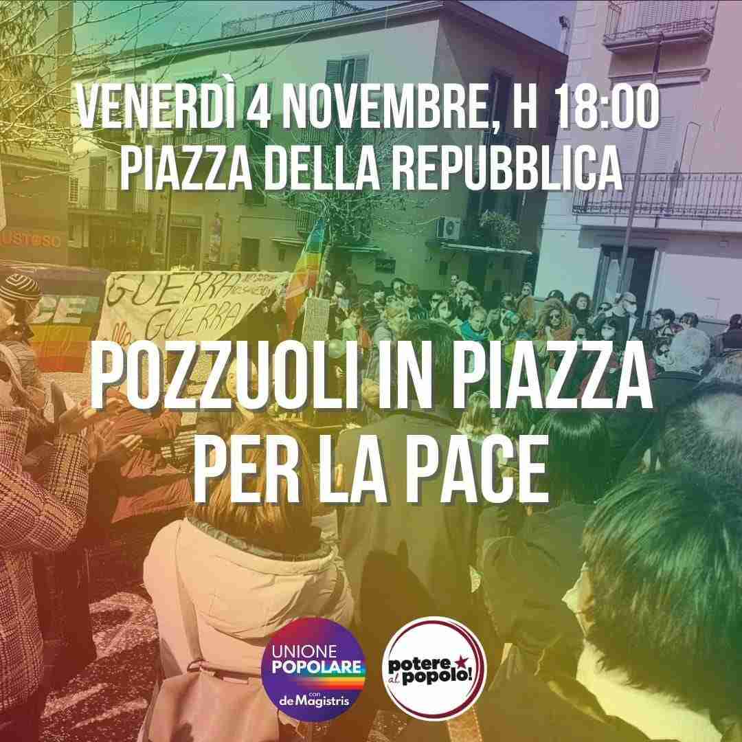 pozzuoli in piazza per la pace potere al popolo