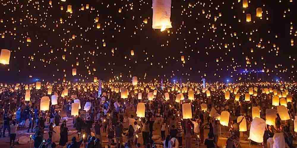 notte delle lanterne festival al noah mediterranean beach licola