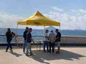 io non rischio gazebo via napoli pozzuoli
