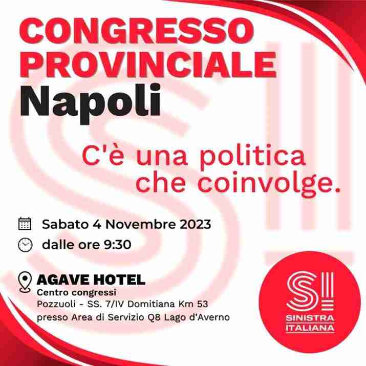 CONGRESSO PROVINCIALE SINISTRA ITALIANA POZZUOLI